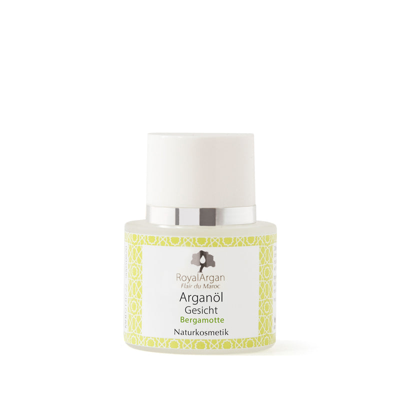 Argan-Gesichtsöl, Bergamotte - Royal Argan - Naturkosmetik-Produkte mit Arganöl
