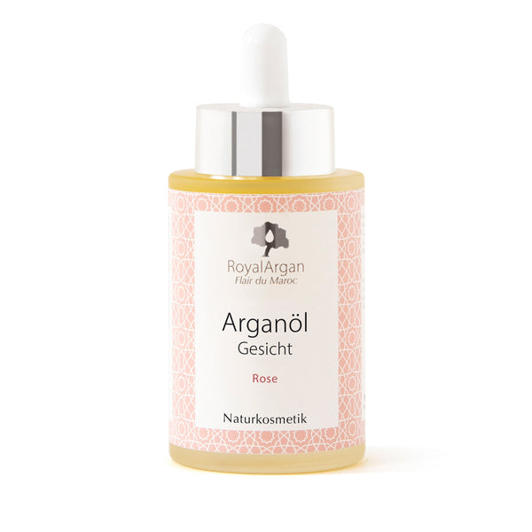 Argan-Gesichtsöl, Rose - Royal Argan - Naturkosmetik-Produkte mit Arganöl